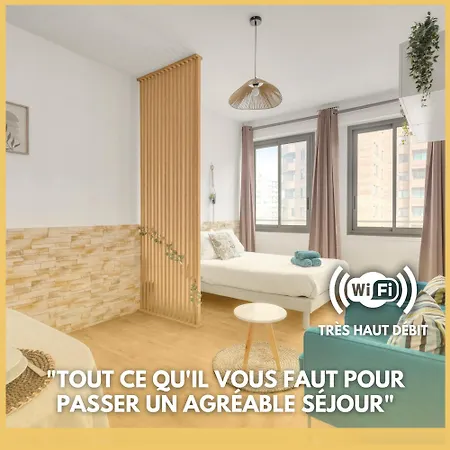 Appartement Le Bohème Chic - Cosy - Métro&gare *