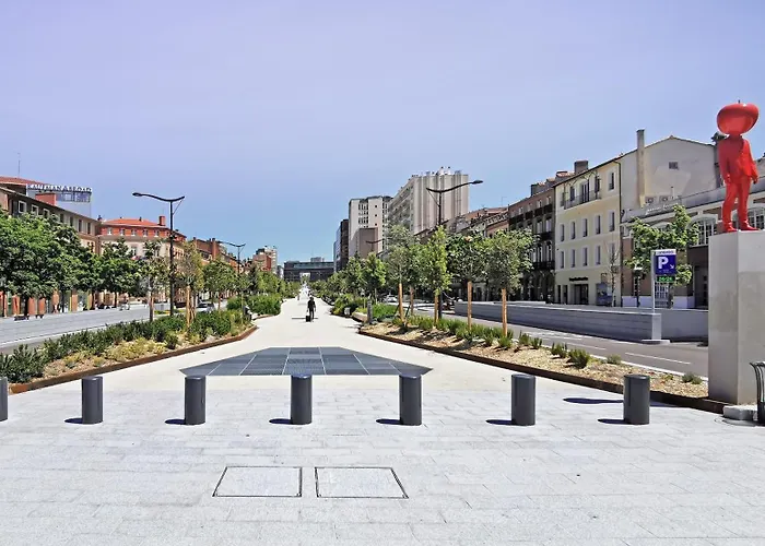 Appartement Le Boheme Chic - Cosy - Metro & Gare Toulouse